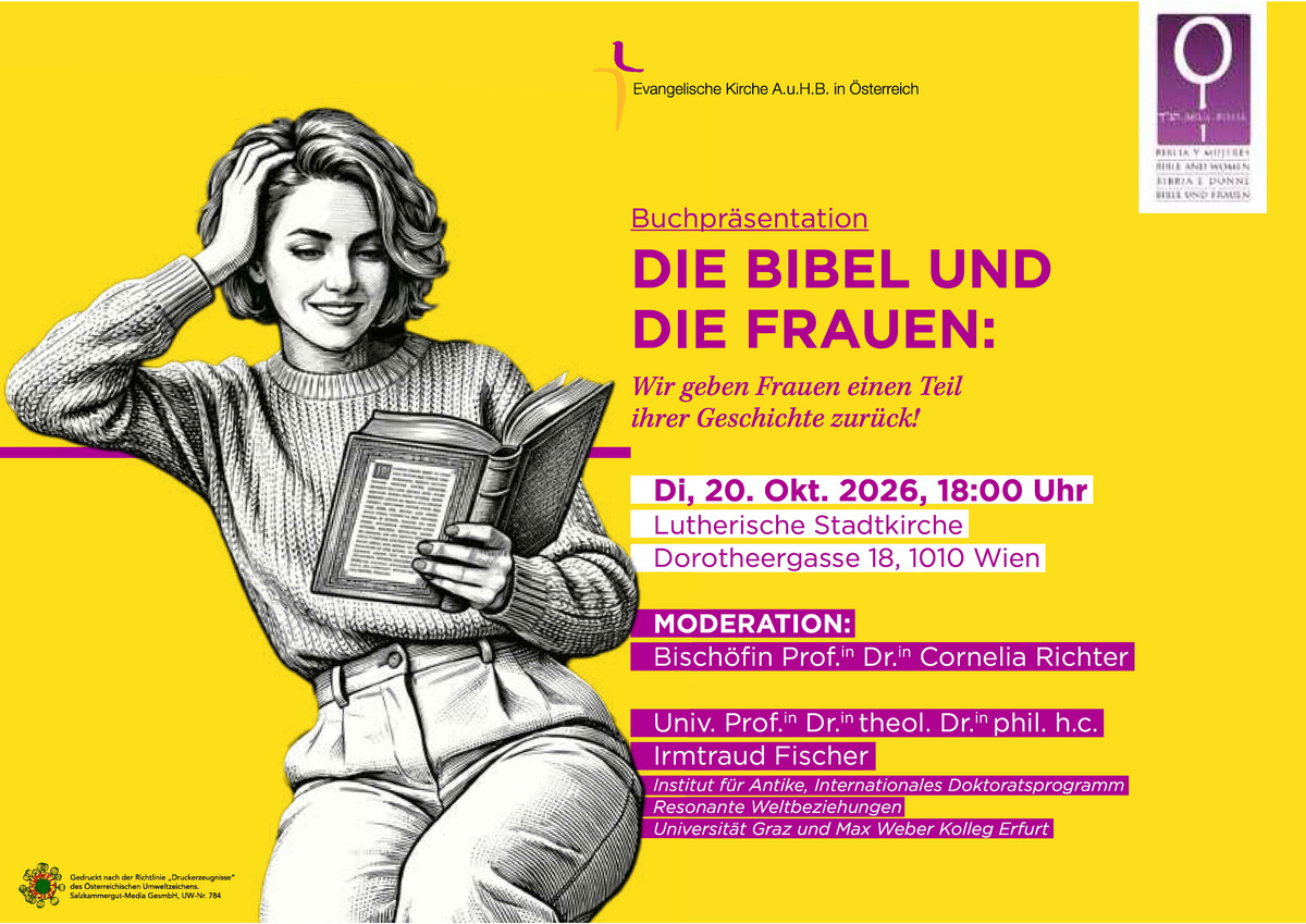 La Bibbia e le donne enciclopedia ventuno volumi presentazione Lutherische Stadtkirche Vienna